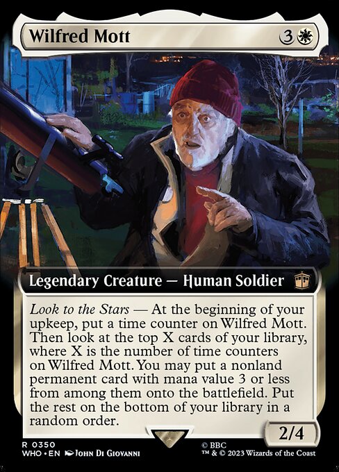 Wilfred Mott - Doctor Who Rare Card