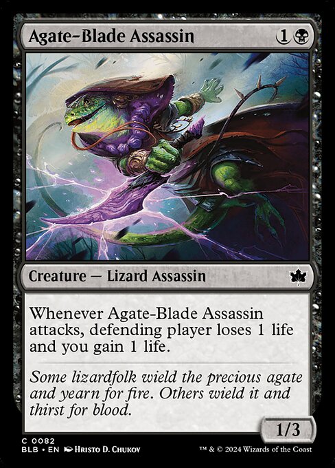 Agate-Blade Assassin - Bloomburrow Common Card