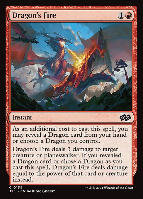 Dragon's Fire - Foundations Jumpstart Common Card