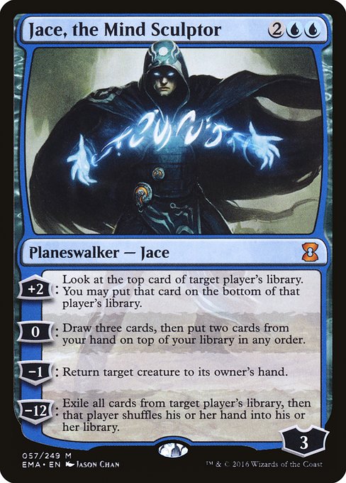 Jace, the Mind Sculptor - Eternal Masters Mythic Card