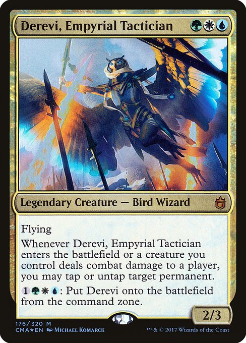 Derevi, Empyrial Tactician - Commander Anthology Mythic Card