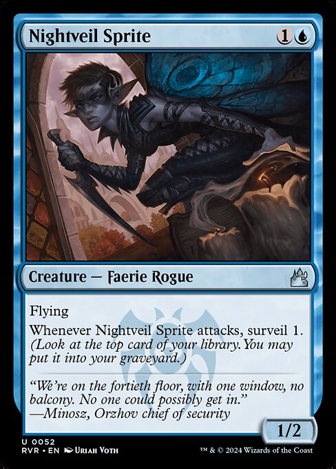 Nightveil Sprite - Ravnica Remastered Uncommon Card