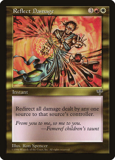 Reflect Damage - Mirage Rare Card