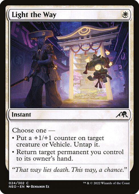Light the Way - Kamigawa: Neon Dynasty Common Card
