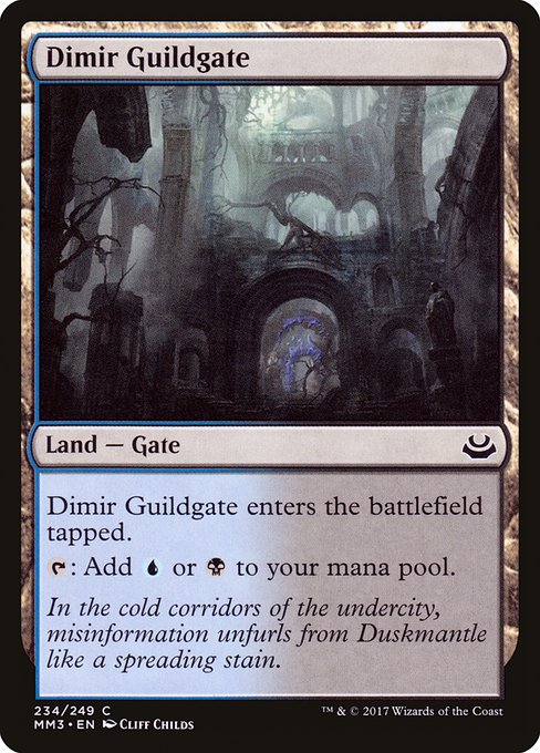 Dimir Guildgate - Modern Masters 2017 Common Card