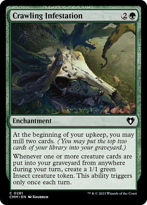 Crawling Infestation - Commander Masters Common Card
