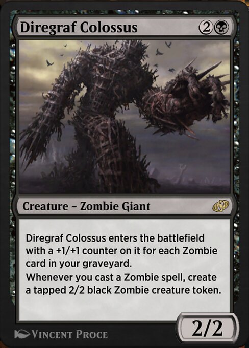 Diregraf Colossus - Jumpstart: Historic Horizons Rare Card