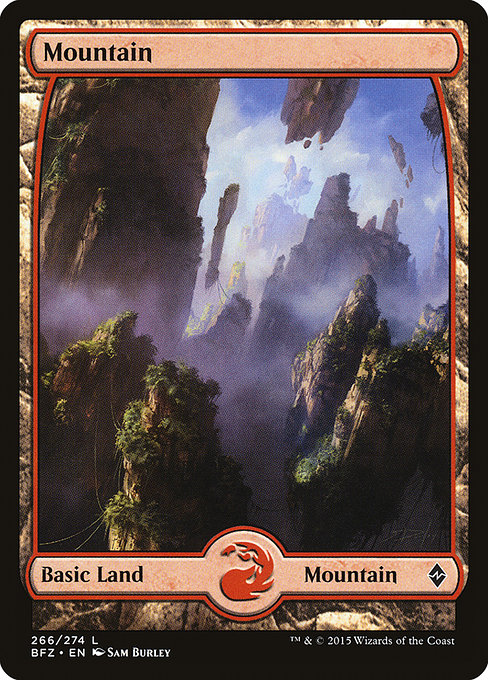 Mountain - Battle for Zendikar Common Card