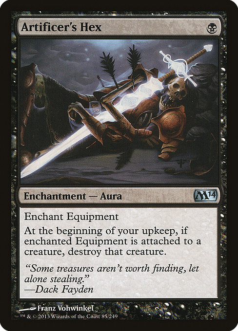 Artificer's Hex - Magic 2014 Uncommon Card