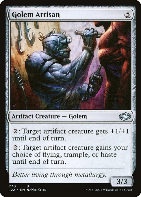 Golem Artisan - Jumpstart 2022 Uncommon Card