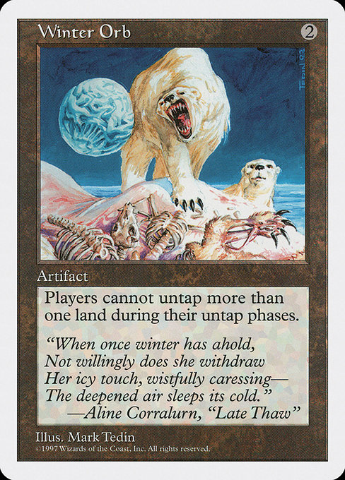 Winter Orb - Fifth Edition Rare Card