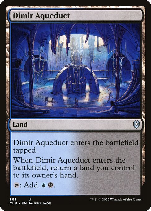 Dimir Aqueduct - Commander Legends: Battle for Baldur's Gate Uncommon Card
