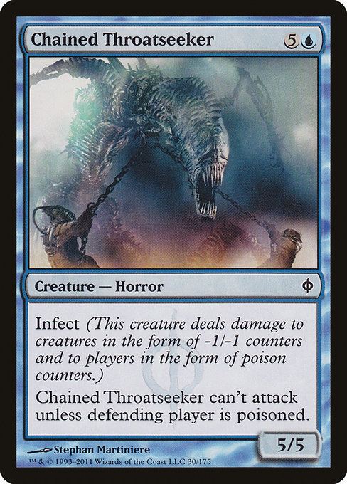 Chained Throatseeker - New Phyrexia Common Card