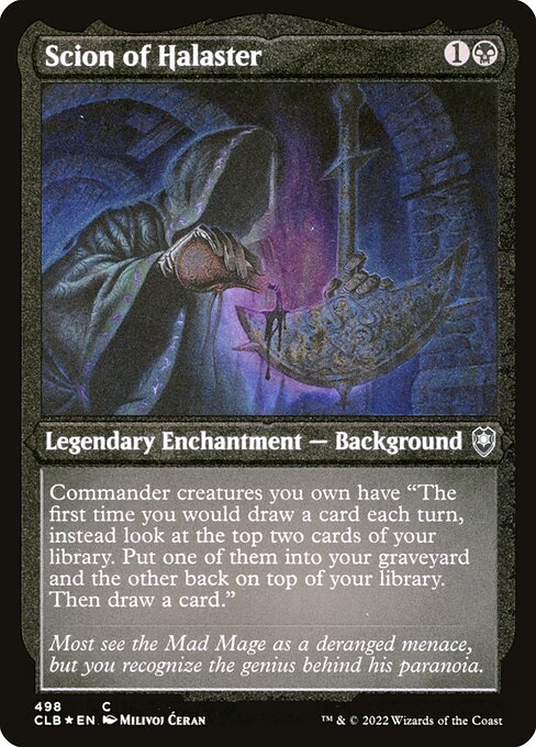 Scion of Halaster - Commander Legends: Battle for Baldur's Gate Common Card