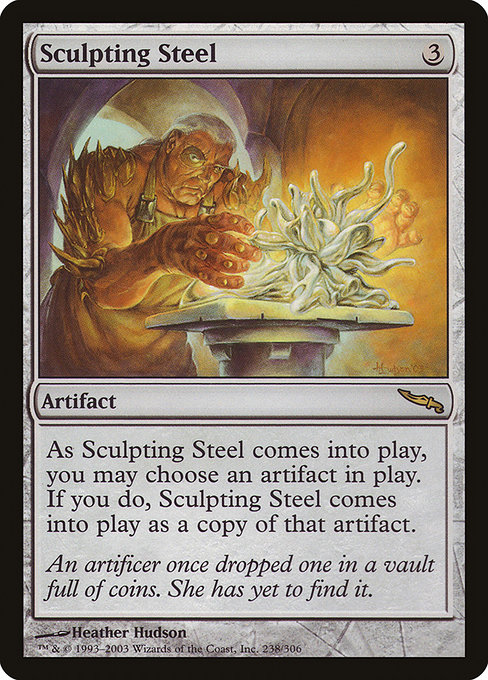 Sculpting Steel - Mirrodin Rare Card