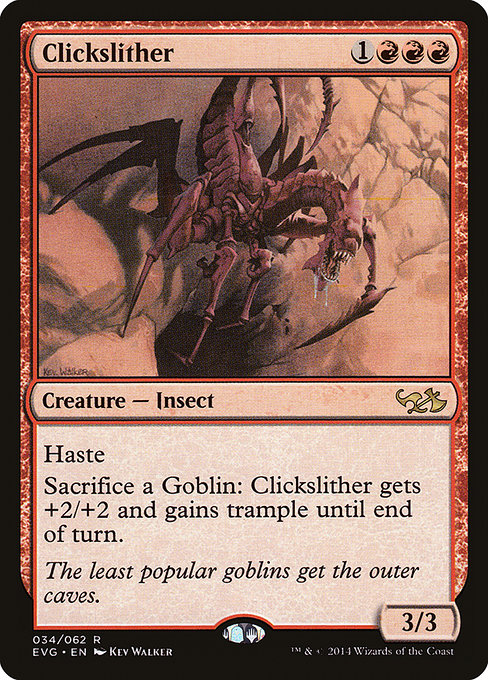 Clickslither - Duel Decks Anthology: Elves vs. Goblins Rare Card
