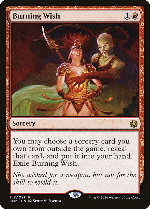 Burning Wish - Conspiracy: Take the Crown Rare Card