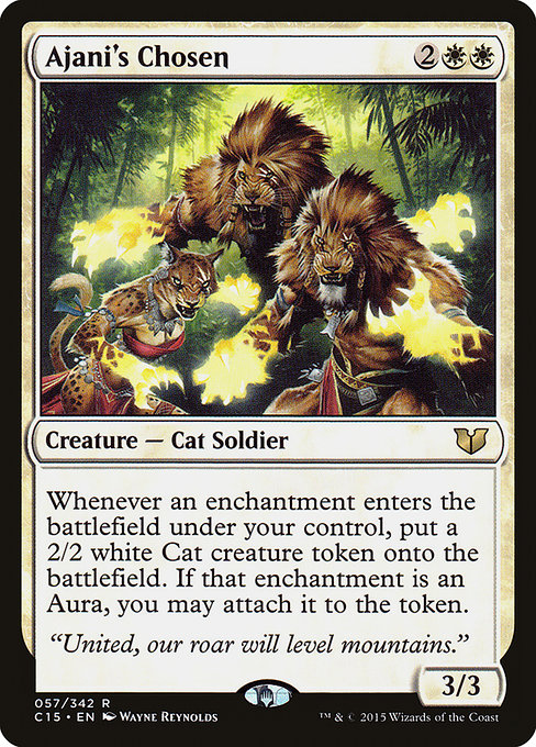 Ajani's Chosen - Commander 2015 Rare Card