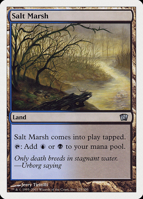 Salt Marsh - Eighth Edition Uncommon Card