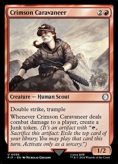 Crimson Caravaneer - Fallout Uncommon Card