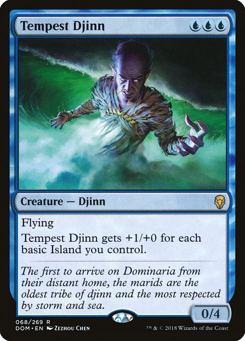 Tempest Djinn - Dominaria Rare Card