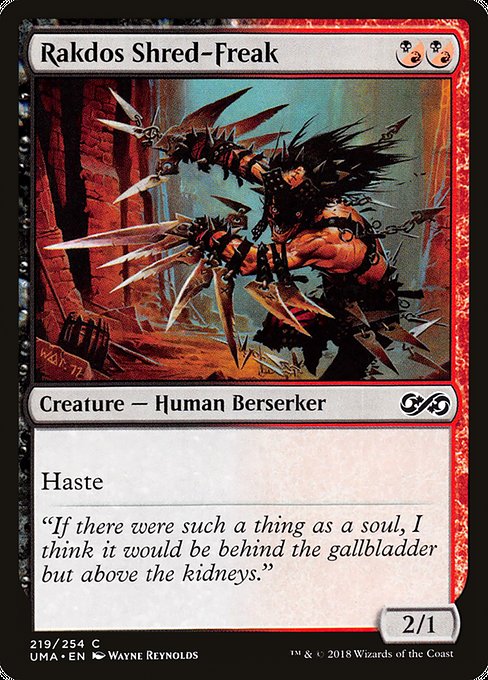 Rakdos Shred-Freak - Ultimate Masters Common Card