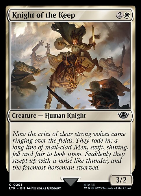 Knight of the Keep - The Lord of the Rings: Tales of Middle-earth Common Card