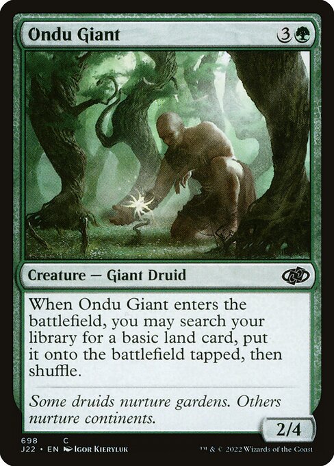 Ondu Giant - Jumpstart 2022 Common Card