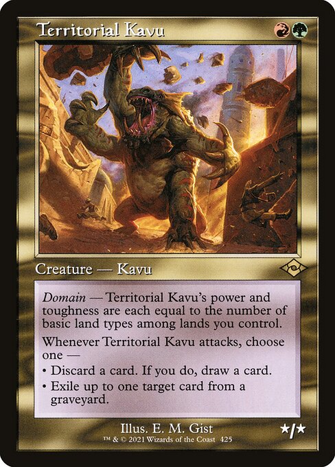 Territorial Kavu - Modern Horizons 2 Rare Card