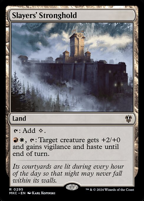 Slayers' Stronghold - Murders at Karlov Manor Commander Rare Card