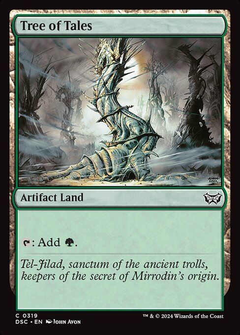 Tree of Tales - Duskmourn: House of Horror Commander Common Card