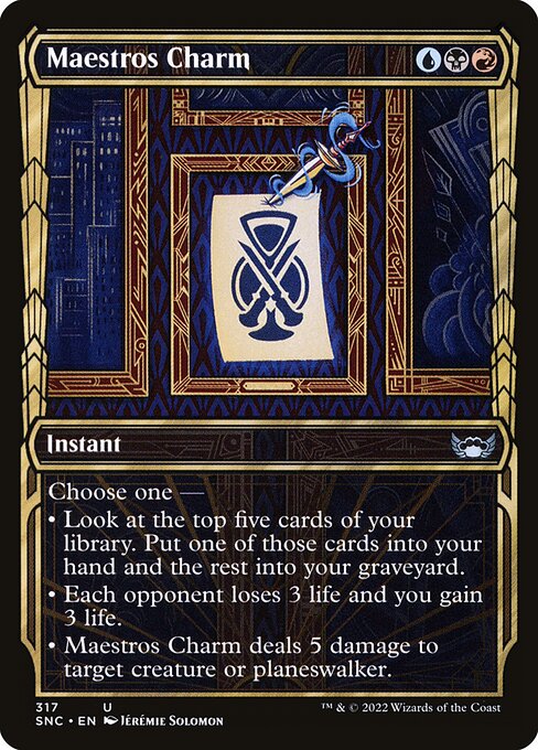 Maestros Charm - Streets of New Capenna Uncommon Card