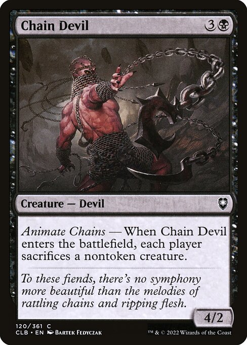 Chain Devil - Commander Legends: Battle for Baldur's Gate Common Card