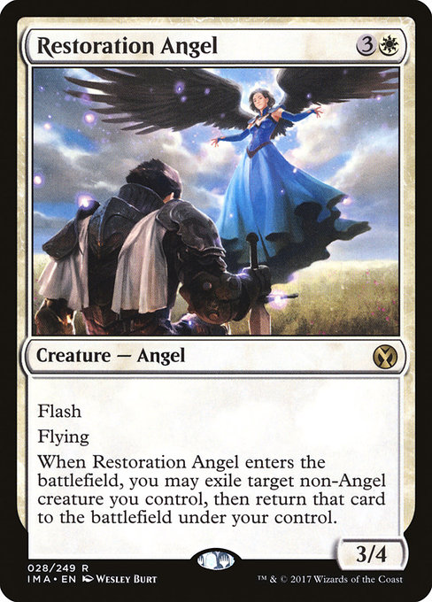 Restoration Angel - Iconic Masters Rare Card