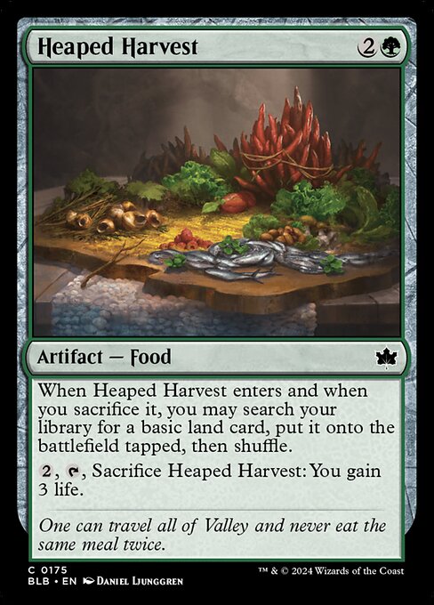 Heaped Harvest - Bloomburrow Common Card