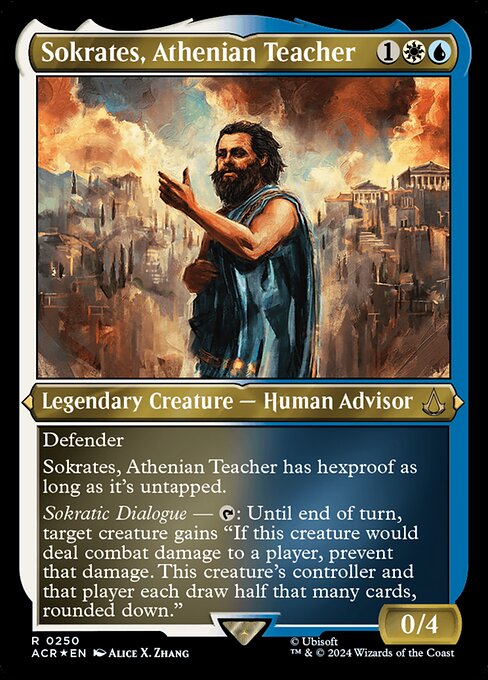 Sokrates, Athenian Teacher - Assassin's Creed Rare Card
