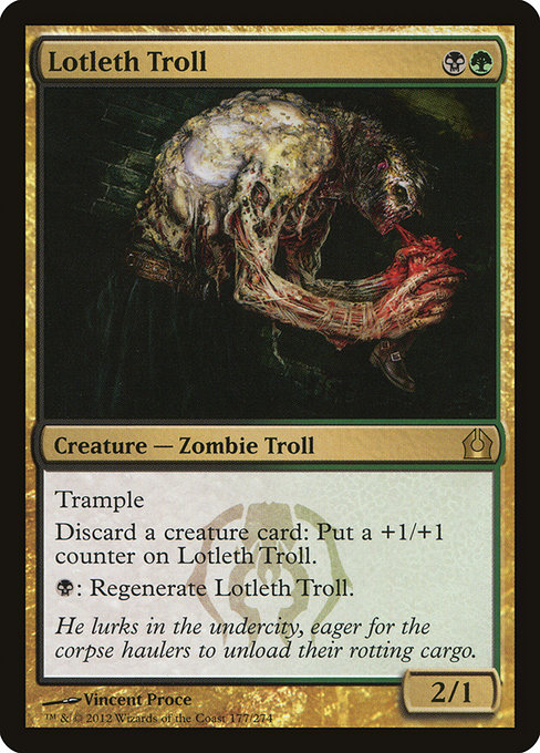 Lotleth Troll - Return to Ravnica Rare Card