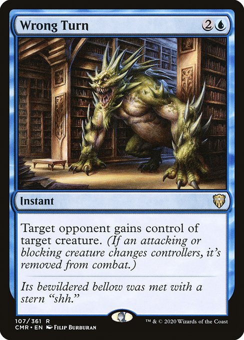 Wrong Turn - Commander Legends Rare Card