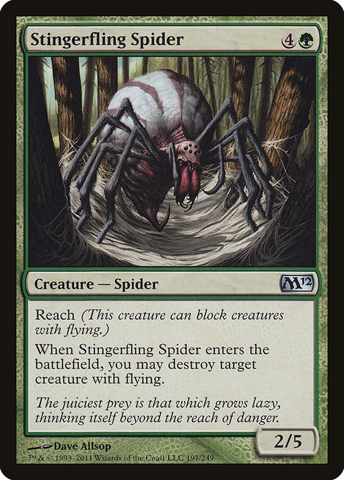 Stingerfling Spider - Magic 2012 Uncommon Card