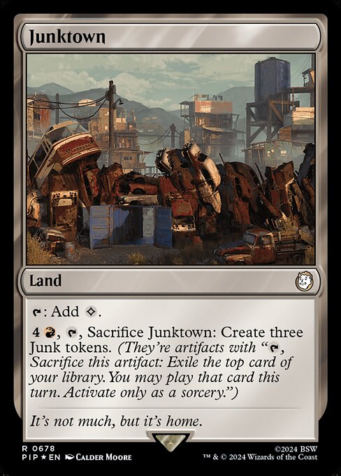 Junktown - Fallout Rare Card