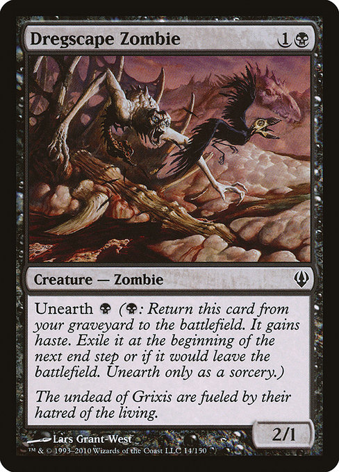 Dregscape Zombie - Archenemy Common Card