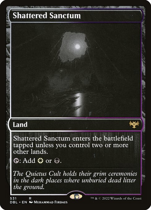 Shattered Sanctum - Innistrad: Double Feature Rare Card
