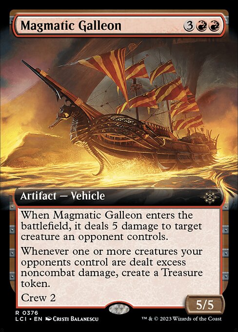 Magmatic Galleon - The Lost Caverns of Ixalan Rare Card