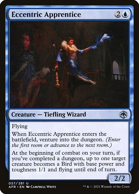 Eccentric Apprentice - Adventures in the Forgotten Realms Uncommon Card