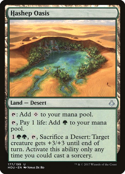 Hashep Oasis - Hour of Devastation Uncommon Card