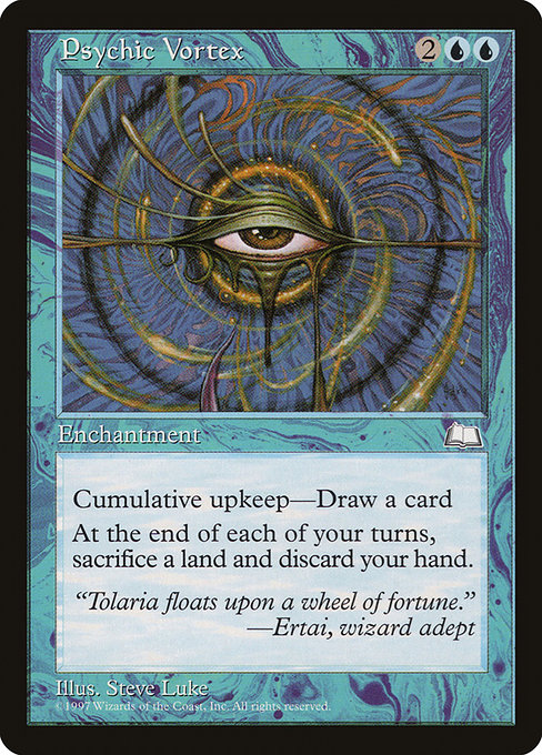 Psychic Vortex - Weatherlight Rare Card