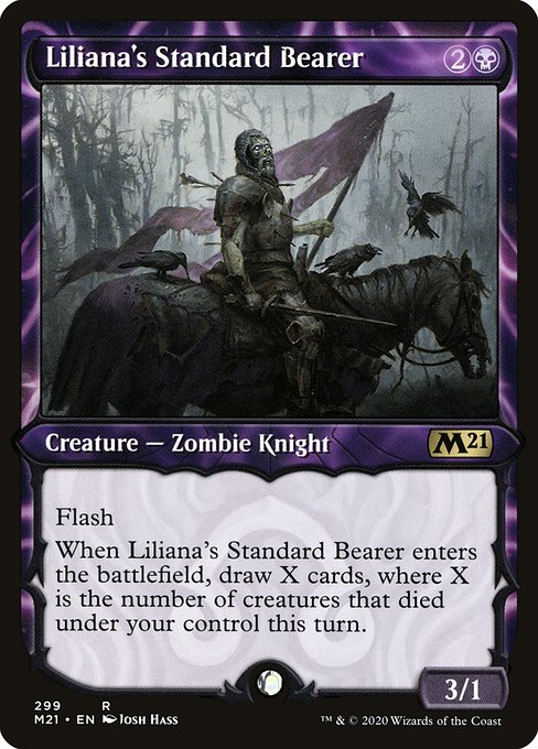 Liliana's Standard Bearer - Core Set 2021 Rare Card