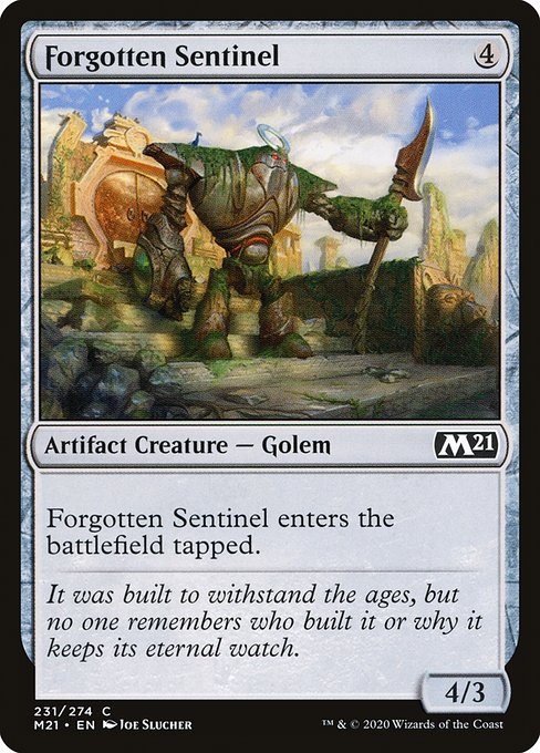 Forgotten Sentinel - Core Set 2021 Common Card