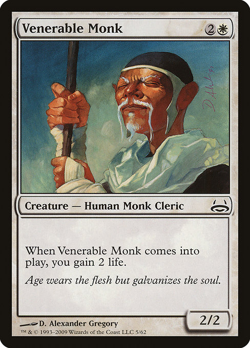 Venerable Monk - Duel Decks: Divine vs. Demonic Common Card