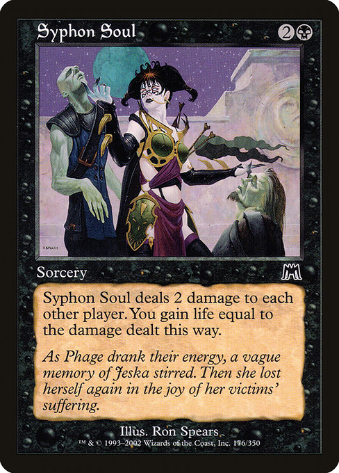 Syphon Soul - Onslaught Common Card